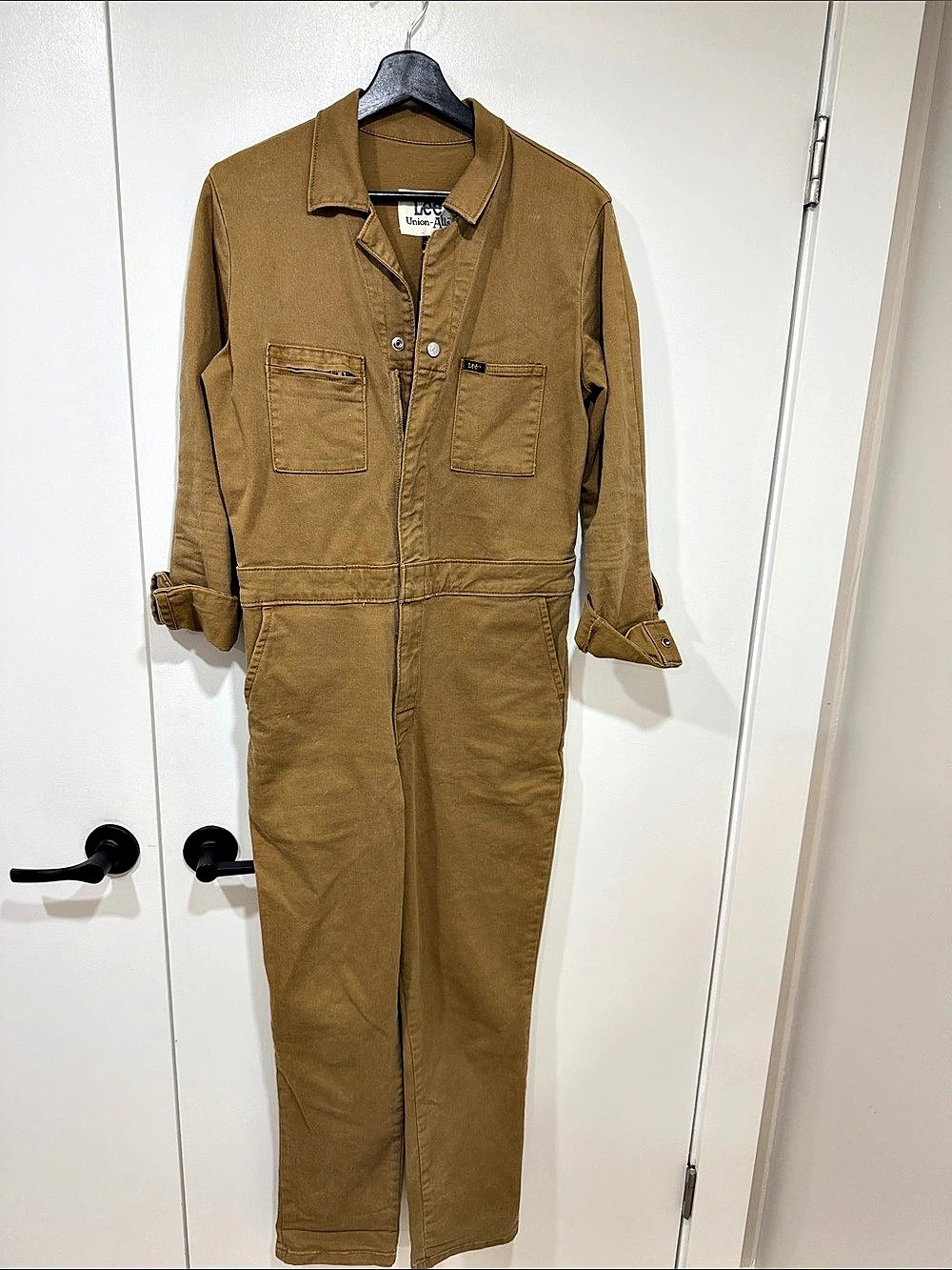 Lee Union-Alls Jumpsuit in Brown Size Small